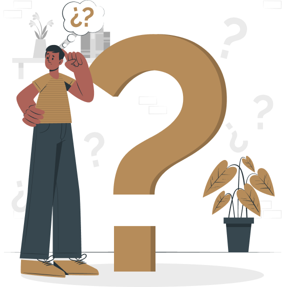 A guy thinking about something.